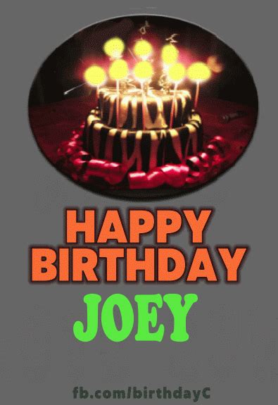 Happy Birthday JOEY gif | Birthday Greeting | birthday.kim