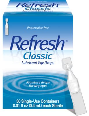 Refresh Classic Preservative-Free Eye Drops | Refresh Brand - Allergan