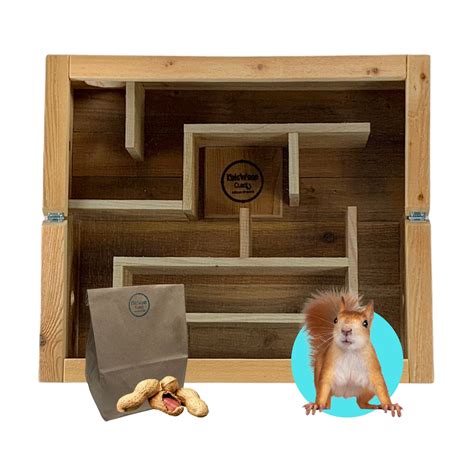 KingWood Squirrel Maze Feeder with Peanut Prize Bag – KingWood Clocks ...