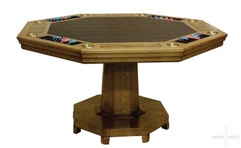 Octagon Poker Table 1 – Keith Fritz Fine Furniture