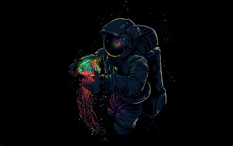 2560x1600 Astronaut With Jellyfish 2560x1600 Resolution Wallpaper, HD Artist 4K Wallpapers ...