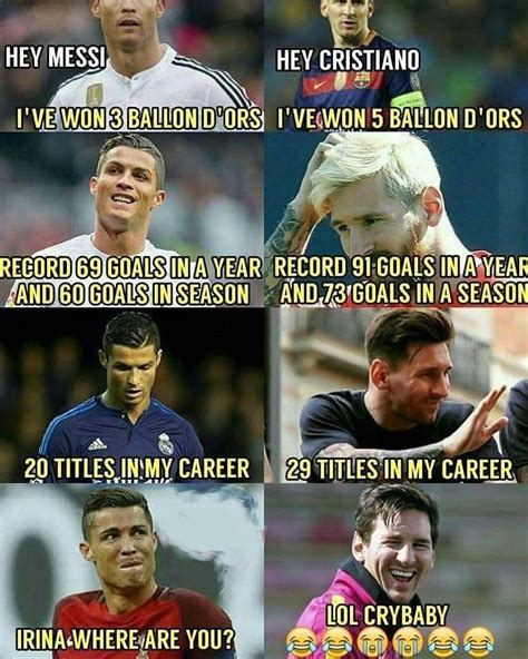 Lionel Messi Vs Cristiano Ronaldo Funny Pics