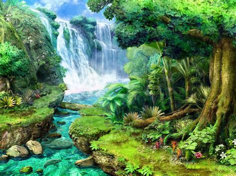 Waterfall Rainforest Wallpapers - Wallpaper Cave