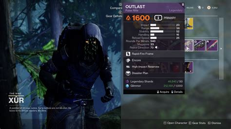 Where Is Xur Today In Destiny 2? Location And Exotic Inventory (Nov 3 ...