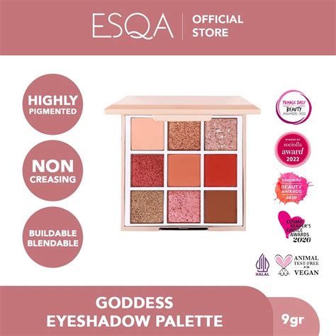 ESQA Goddess Eyeshadow Palette - Peach NEW on Carousell