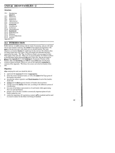 Dicot Plant Families Part 2 | PDF | Flowers | Petal