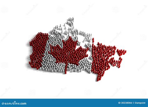 Population Of The Canada Royalty Free Stock Image - Image: 30238066