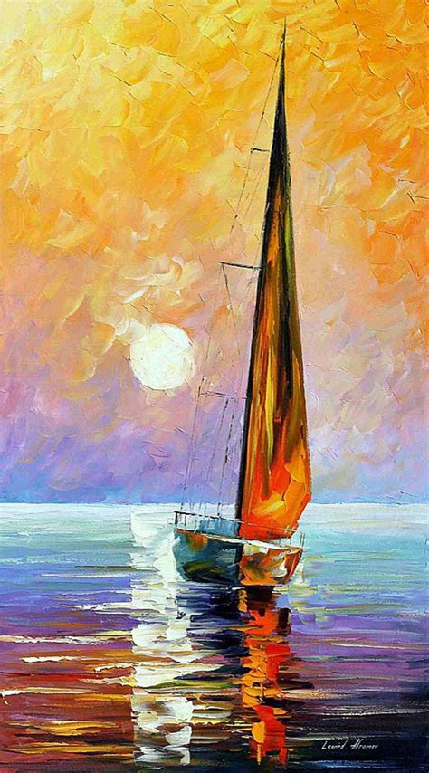 Pin on cuadros modernos | Sailboat painting, Abstract oil painting techniques, Oil painting abstract