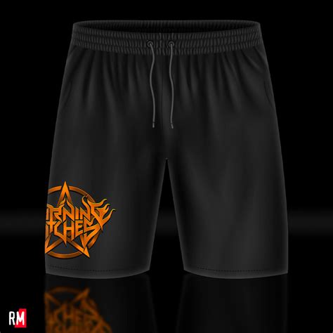 Burning Witches Logo Shorts – RockMark Merchandise