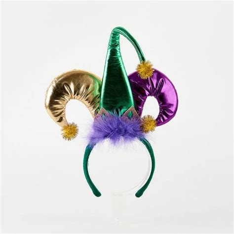 Mardi Gras Jester Hat Headband - Party Time, Inc.