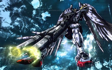 HD wallpaper: gray robot illustration, Gundam Wing, Wing 0, heero, Heero Yuy | Gundam wallpapers ...