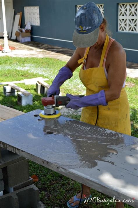 DIY Concrete Countertop Tutorial | Diy concrete countertops, Concrete ...