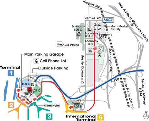 Chicago O Hare Parking Map – The World Map