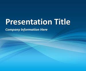 Abstract Curves 3 PowerPoint Template