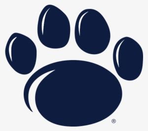 Blue Penn State Paw - Penn State Logo Paw PNG Image | Transparent PNG ...