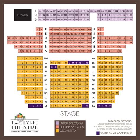 Booth Playhouse Seating Chart