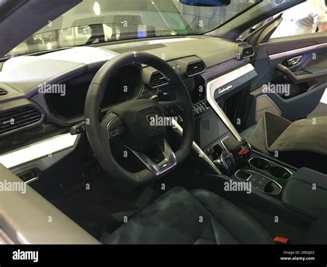 Lamborghini Urus Interior Stock Photo - Alamy