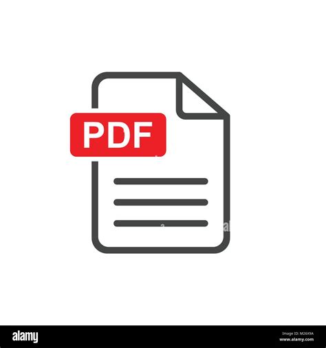 PDF download vector icon. Simple flat pictogram for business, marketing ...