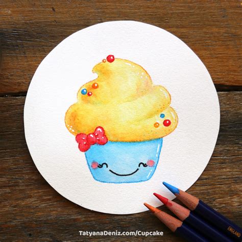 How to Draw a Super Cute Cupcake: Step-by-Step Drawing Tutorial