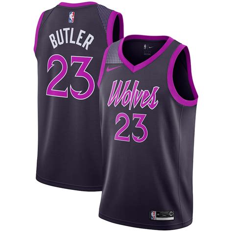 Nike Jimmy Butler Minnesota Timberwolves Purple City Edition Swingman ...