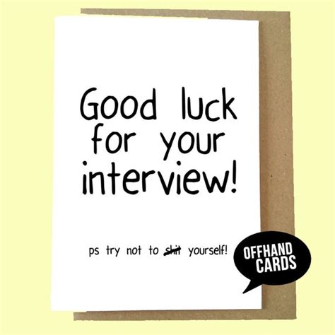 Good Luck On Your Interview Meme