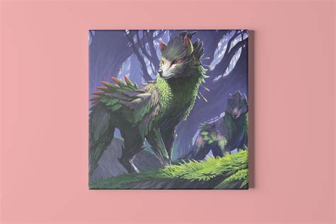 Fantasy Wolf Digital Print - Etsy