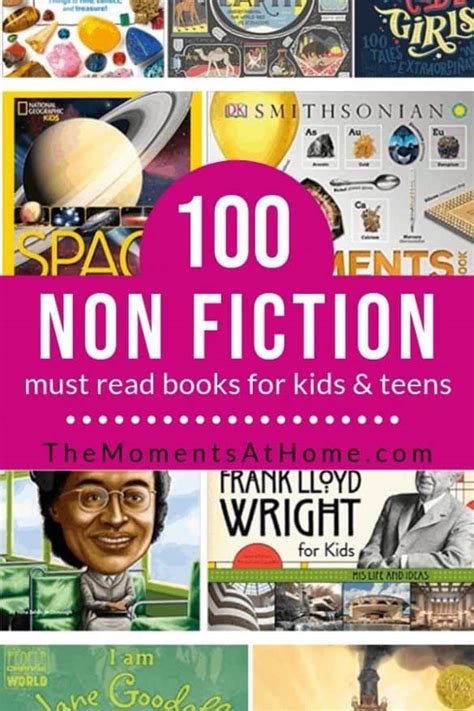 100 Must Read Non-Fiction Books for Kids