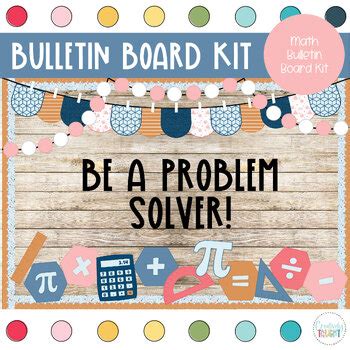 Math Classroom Decor - Pi Day - March Bulletin Board Kit by Creatively Taught