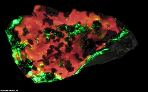 Fluorescent Minerals Gallery M&W Minerals