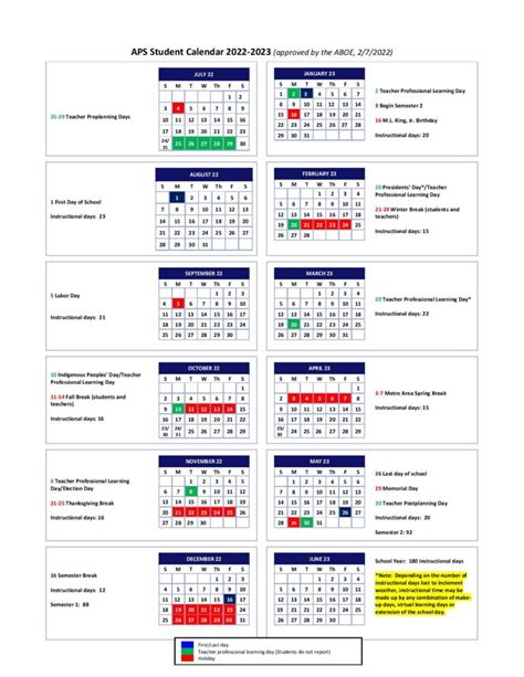 Atlanta Public Schools Calendar Holidays 2022-2023 - School Calendar Info