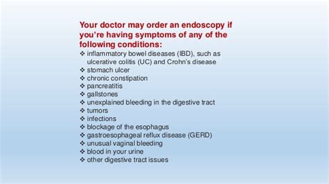 Endoscopy and types of endoscopy