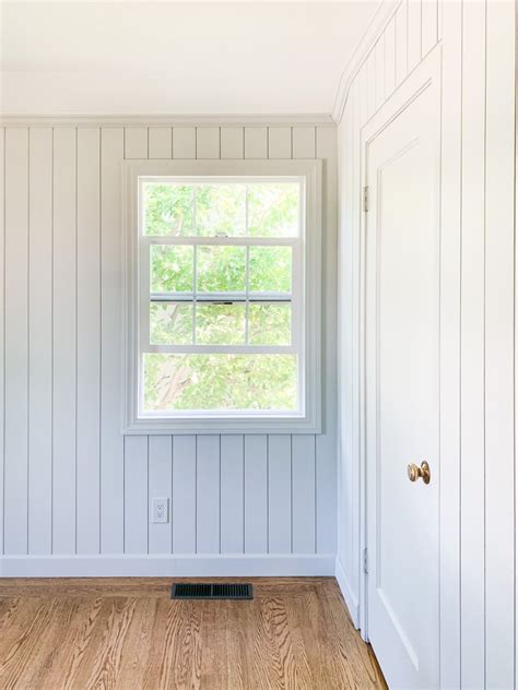 DIY Vertical Shiplap Wall | Home Office Renovation - hydrangea treehouse