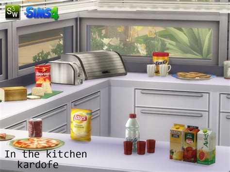 In the kitchen clutter by kardofe at TSR » Sims 4 Updates