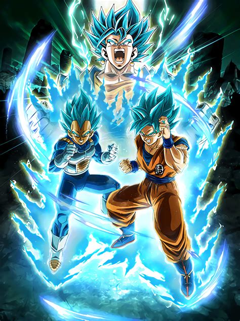 AGL LR SSJ Blue Goku and SSJ Blue Vegeta HD art by KevMD11 on DeviantArt