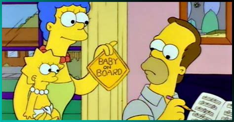 La bebé que ispiró "Baby On Board" de 'Los Simpson' - LifeBoxset