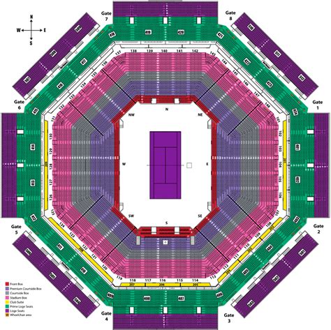 Indian Wells Tennis Garden Official Map