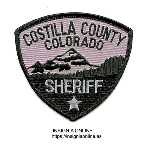 Costilla County Colorado sheriff patch;https://insigniaonline.es in 2022