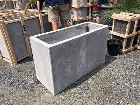 Diy Large Concrete Planter Box - bloxinspire