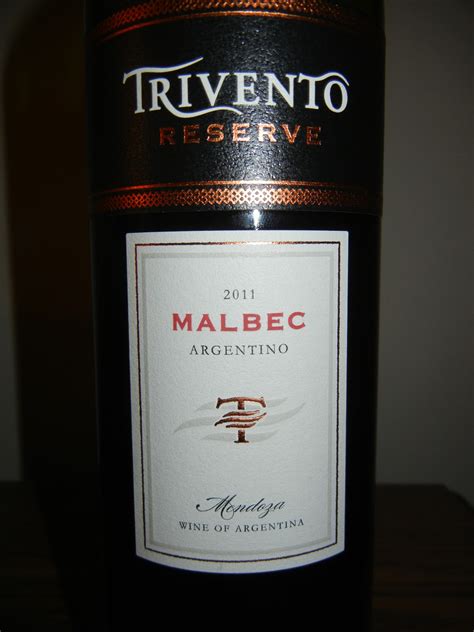 Experience Vino!: Trivento Reserve Malbec 2011