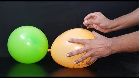 Balloon experiment With Pin For Kids and Students | Balloon experiment ...