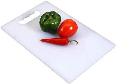 AadyaShoppings Fruit & Vegetable Chopping Board Plastic Rectangular Antibacterial Plastic ...