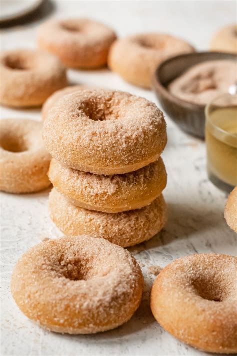 Baked Apple Cider Mochi Donuts - Cooking Therapy