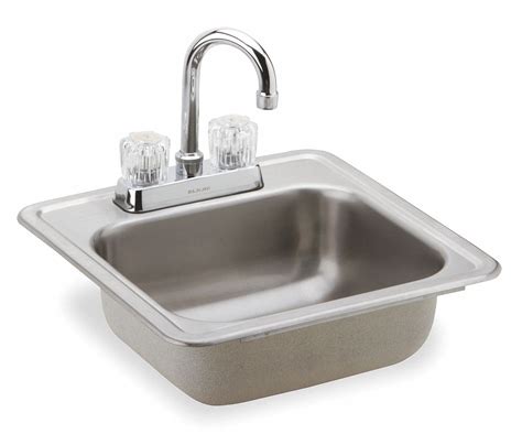 ELKAY Elkay, Dayton Series, 12 in x 10 in, Stainless Steel, Drop-In Bar Sink Package - 3H330 ...