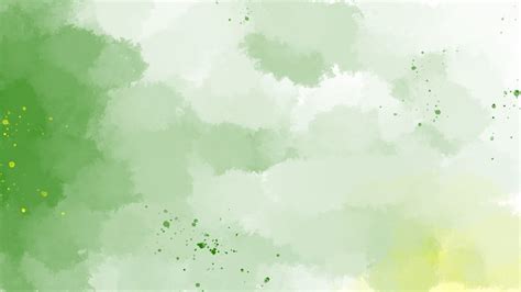 Watercolor Gradient Green Ppt Background, Watercolor, Gradient, Ins Wind Background Image And ...