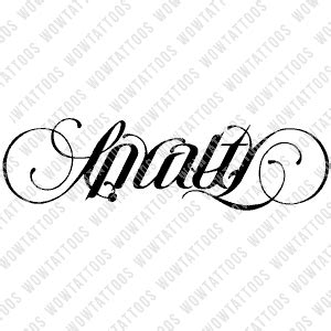 Loyalty / Family Ambigram Tattoo Instant Download (Design + Stencil) STYLE: D in 2023 | Ambigram ...