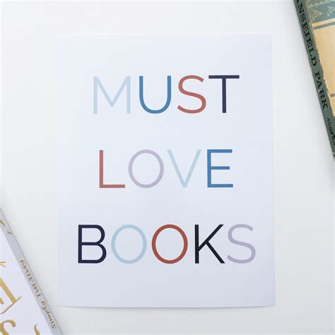 Must Love Books {8 x 10} / Emily C Gardner