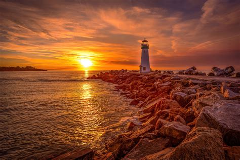 Lighthouse Sunrise And Sunset Wallpapers - Wallpaper Cave