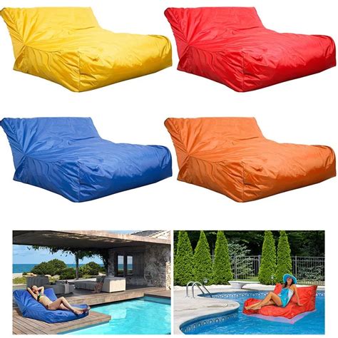 Unfilling Indoor Outdoor Water Resistant Floating Pool Sofa Bean Bag Couch - Buy Pool Sofa Bean ...