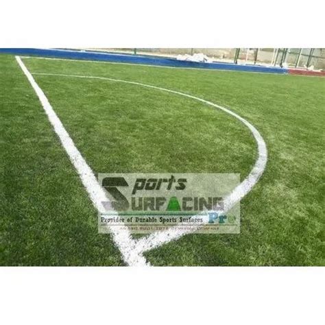 Pe Synthetic Artificial Football Turf Installation Service, Size: 10 Mm ...