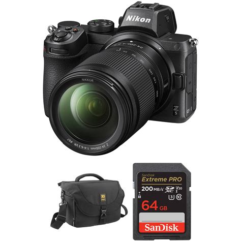 Nikon Z5 Mirrorless Camera with 24-200mm Lens and Accessories